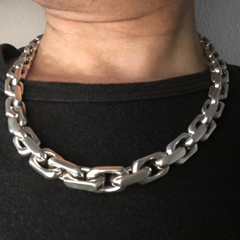 10MM Chunky Chain Link Necklace sent in by a customer
