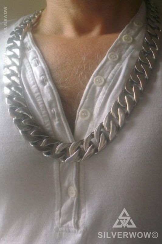 20MM Stainless Steel King Chain for Men | XXL Jewelry BY Silverwow
