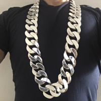 HUGE 40mm Curb Link Necklace
