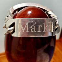 Square Curb Bracelet Reverse Lock custom made for Mark from Tullahoma Tennessee