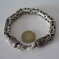 Thick Byzantine Bracelet x 12mm